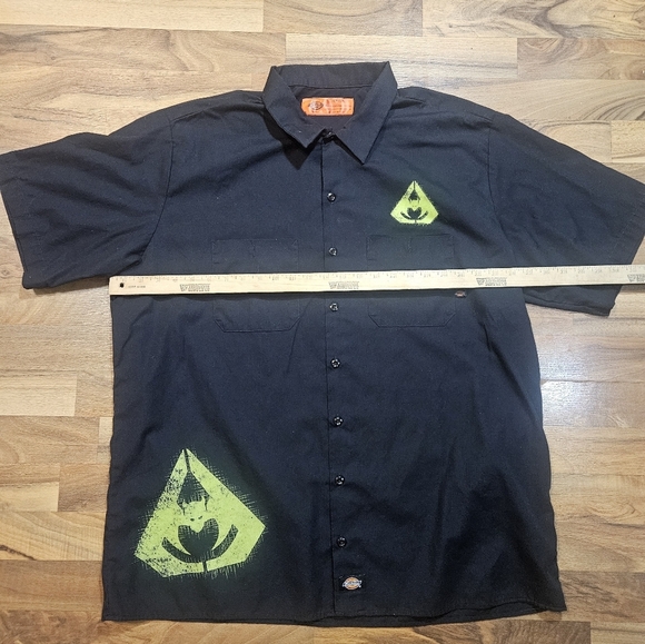 Dickies Over Kill Graphic Work Shirt Black Men’s 2XL - Picture 8 of 10